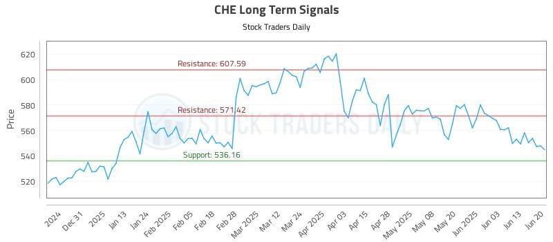 CHE Long Term Analysis for June 22 2025 CHE Long Term Analysis for June 22 2025