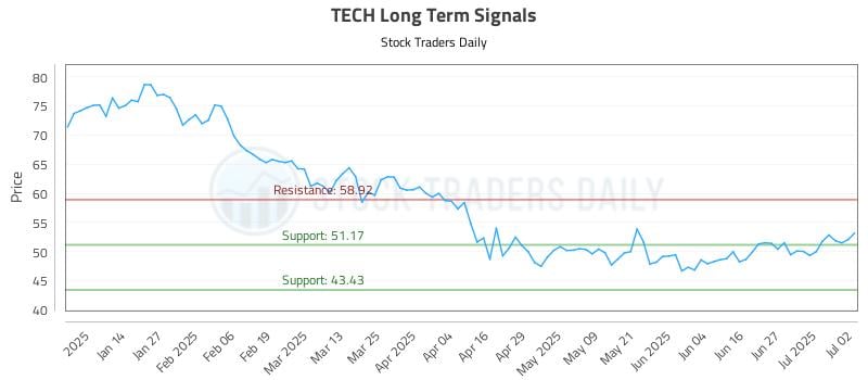 TECH Long Term Analysis for July 3 2025 TECH Long Term Analysis for July 3 2025