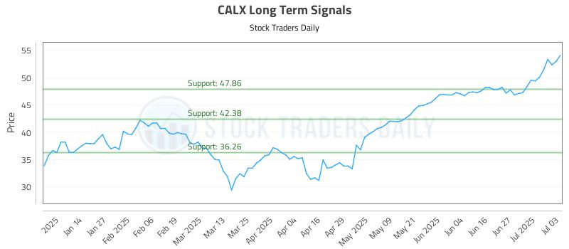 CALX Long Term Analysis for July 4 2025