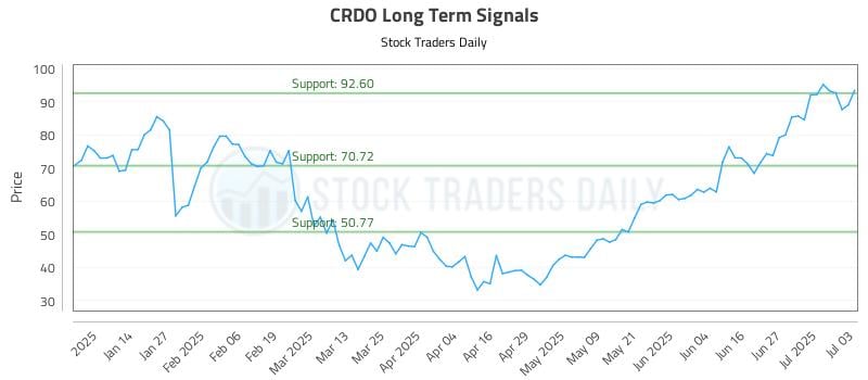 CRDO Long Term Analysis for July 4 2025