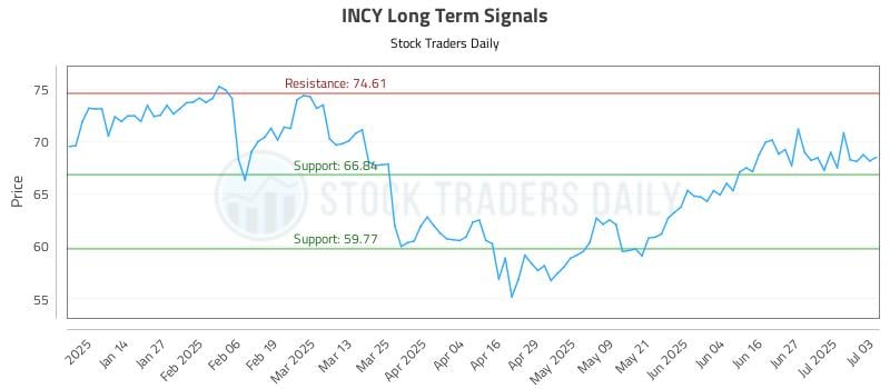 INCY Long Term Analysis for July 6 2025 INCY Long Term Analysis for July 6 2025