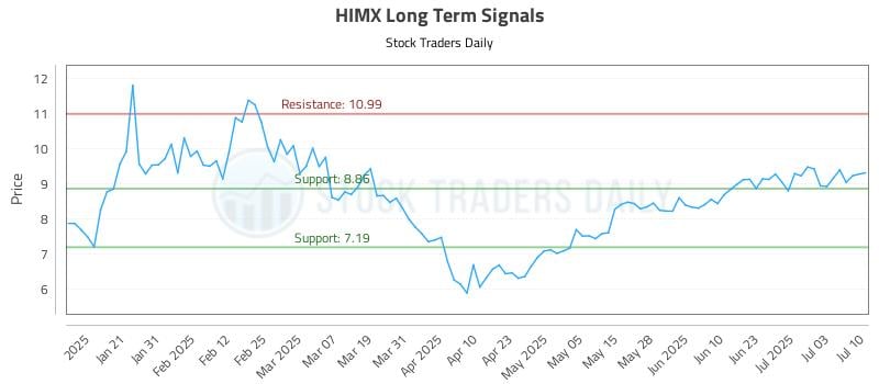 HIMX Long Term Analysis for July 10 2025