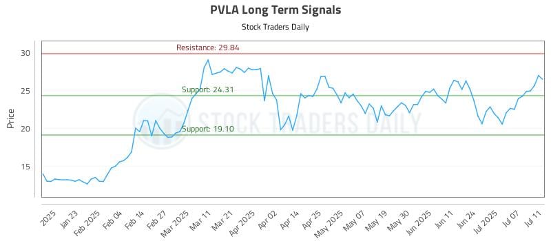 PVLA Long Term Analysis for July 12 2025