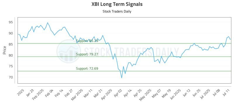 XBI Long Term Analysis for July 13 2025 XBI Long Term Analysis for July 13 2025