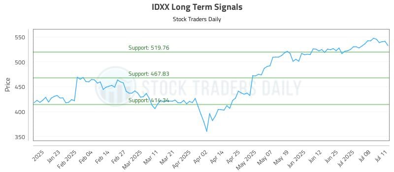 IDXX Long Term Analysis for July 13 2025 IDXX Long Term Analysis for July 13 2025
