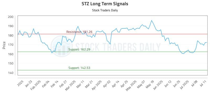 STZ Long Term Analysis for July 13 2025 STZ Long Term Analysis for July 13 2025