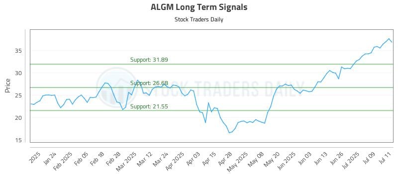 ALGM Long Term Analysis for July 14 2025 ALGM Long Term Analysis for July 14 2025