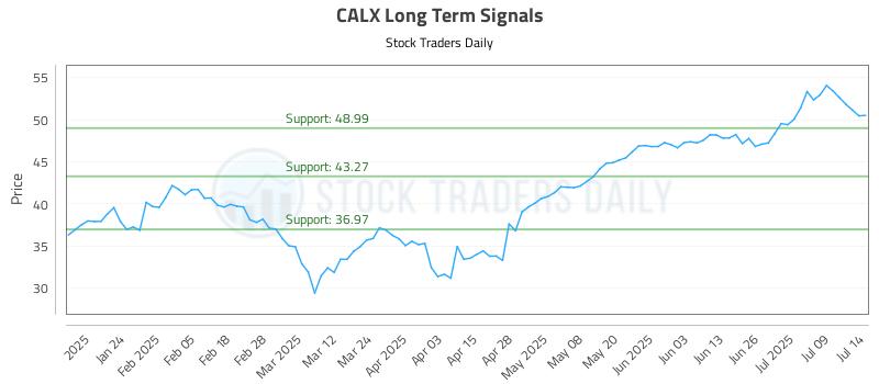 CALX Long Term Analysis for July 14 2025 CALX Long Term Analysis for July 14 2025