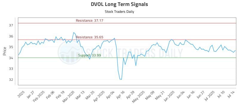 DVOL Long Term Analysis for July 15 2025