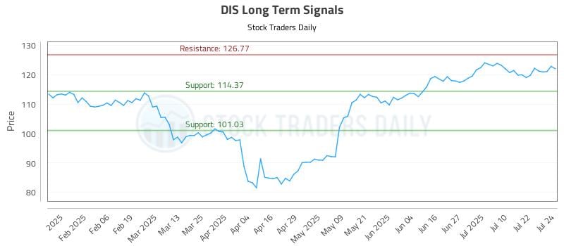 DIS Long Term Analysis for July 25 2025