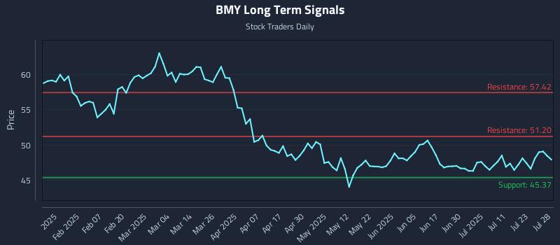 BMY Long Term Analysis for July 28 2025