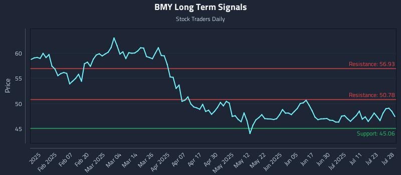 BMY Long Term Analysis for July 29 2025 BMY Long Term Analysis for July 29 2025