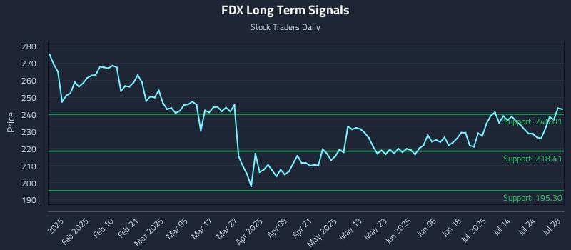 FDX Long Term Analysis for July 29 2025