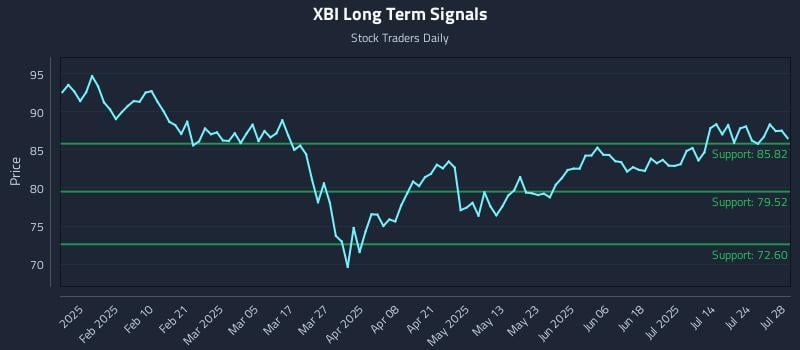 XBI Long Term Analysis for July 29 2025
