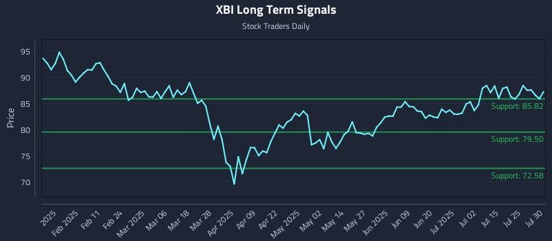 XBI Long Term Analysis for July 30 2025