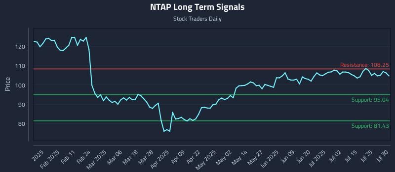 NTAP Long Term Analysis for July 30 2025 NTAP Long Term Analysis for July 30 2025