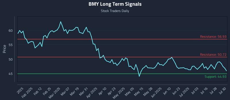 BMY Long Term Analysis for July 31 2025 BMY Long Term Analysis for July 31 2025