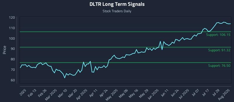 DLTR Long Term Analysis for August 1 2025 DLTR Long Term Analysis for August 1 2025