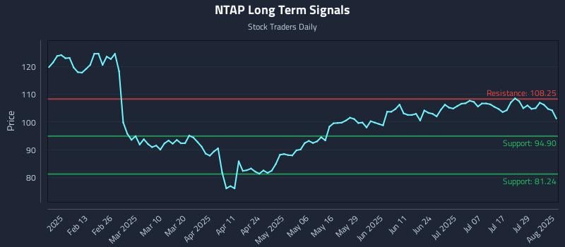 NTAP Long Term Analysis for August 2 2025