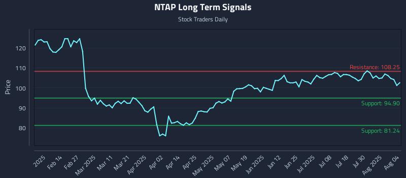 NTAP Long Term Analysis for August 4 2025