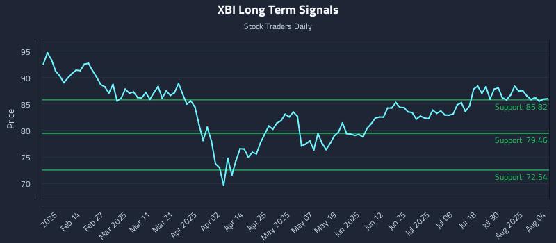 XBI Long Term Analysis for August 4 2025
