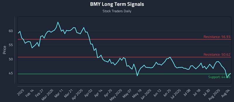 BMY Long Term Analysis for August 4 2025