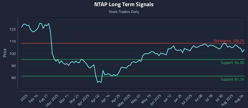NTAP Long Term Analysis for August 4 2025