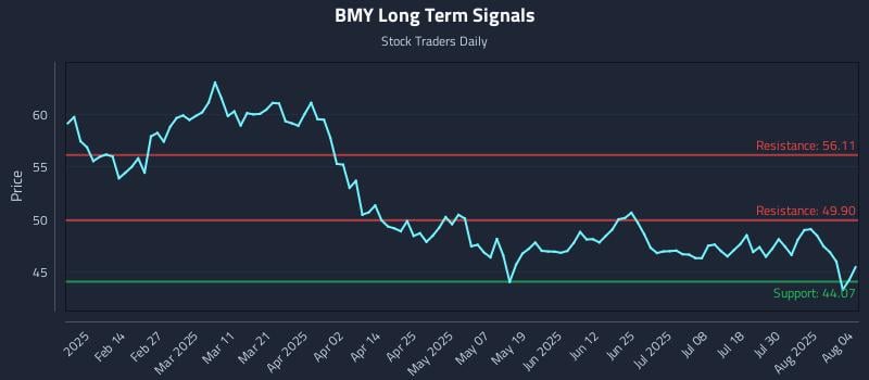 BMY Long Term Analysis for August 4 2025