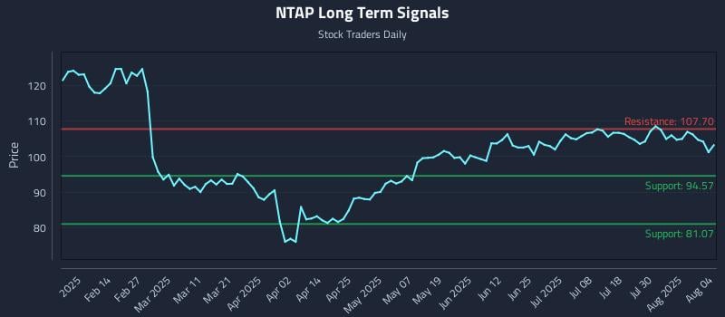 NTAP Long Term Analysis for August 4 2025