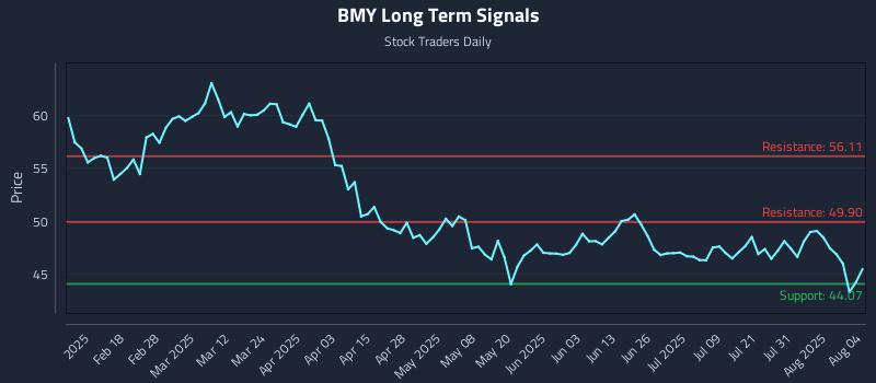 BMY Long Term Analysis for August 5 2025 BMY Long Term Analysis for August 5 2025