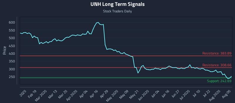 UNH Long Term Analysis for August 6 2025 UNH Long Term Analysis for August 6 2025