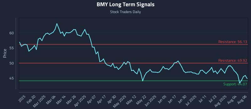 BMY Long Term Analysis for August 7 2025