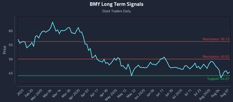 BMY Long Term Analysis for August 7 2025