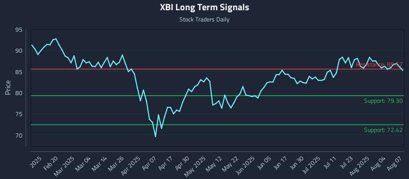 XBI Long Term Analysis for August 7 2025