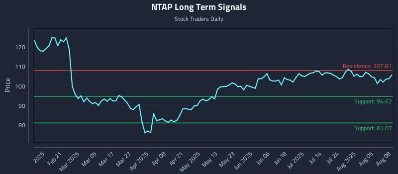 NTAP Long Term Analysis for August 8 2025