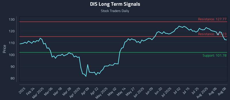 DIS Long Term Analysis for August 11 2025 DIS Long Term Analysis for August 11 2025