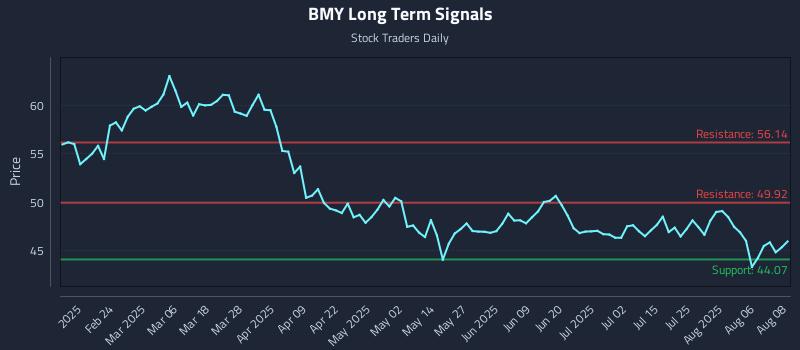 BMY Long Term Analysis for August 11 2025 BMY Long Term Analysis for August 11 2025