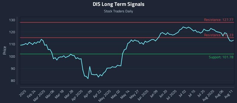 DIS Long Term Analysis for August 11 2025 DIS Long Term Analysis for August 11 2025