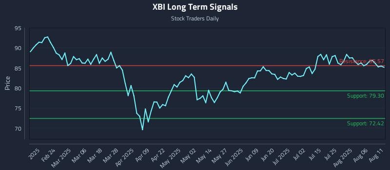 XBI Long Term Analysis for August 11 2025