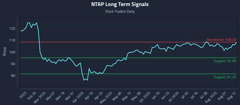 NTAP Long Term Analysis for August 12 2025
