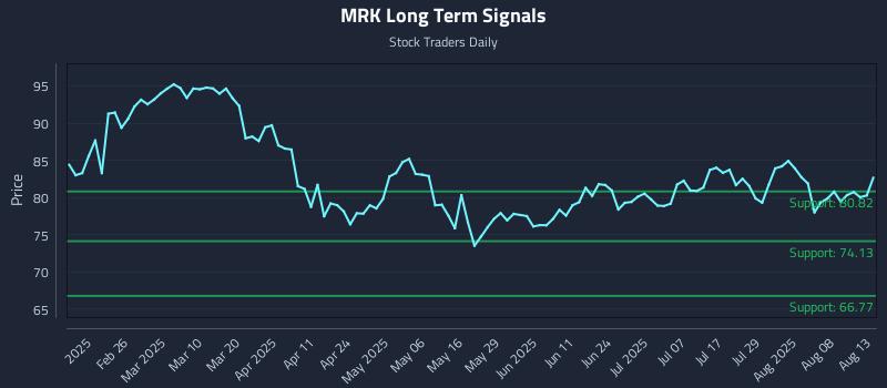 MRK Long Term Analysis for August 13 2025