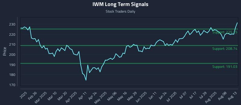 IWM Long Term Analysis for August 13 2025