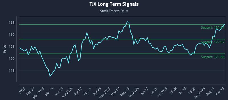 TJX Long Term Analysis for August 14 2025