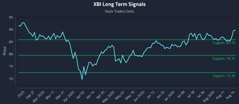 XBI Long Term Analysis for August 14 2025