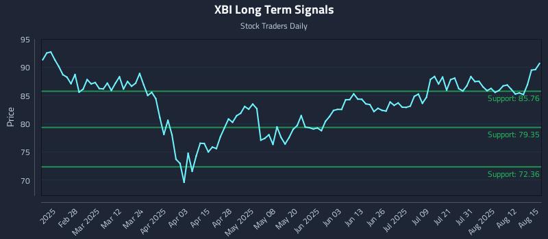XBI Long Term Analysis for August 15 2025