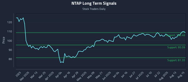 NTAP Long Term Analysis for August 18 2025
