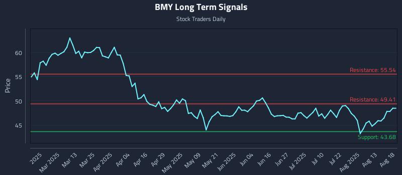 BMY Long Term Analysis for August 18 2025