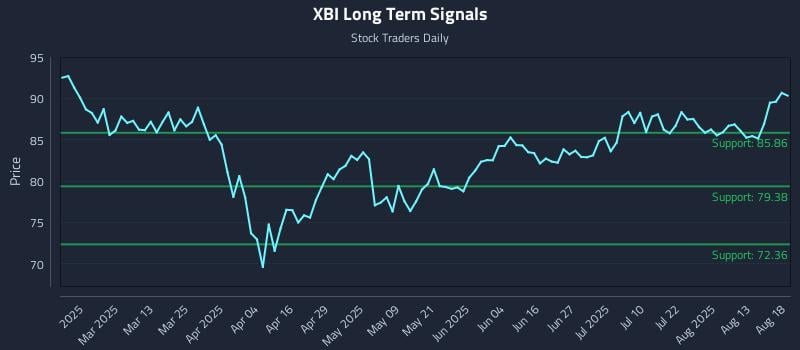XBI Long Term Analysis for August 18 2025