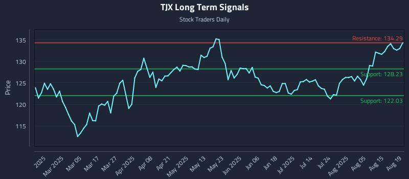 TJX Long Term Analysis for August 20 2025