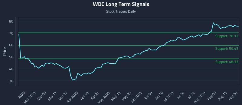 WDC Long Term Analysis for August 20 2025 WDC Long Term Analysis for August 20 2025